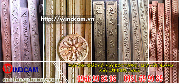 Một số sản phẩm được hoàn thiện bởi máy khắc gỗ cnc 3Wind-3217-2