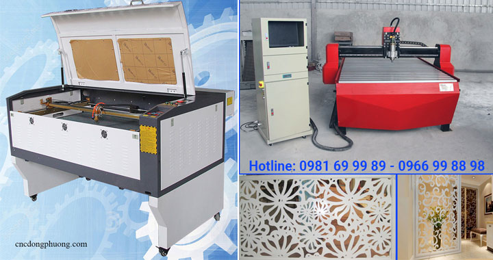 Mua máy cnc 1325 quảng cáo hay máy cnc laser mini trong sản xuất nội thất